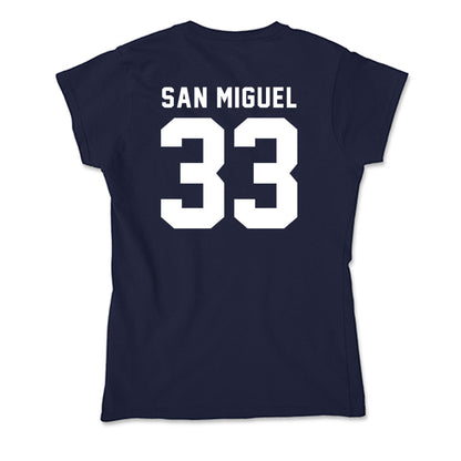 Georgia Tech - NCAA Men's Basketball : Marcos San Miguel - Soft Style Women’s T-Shirt-1