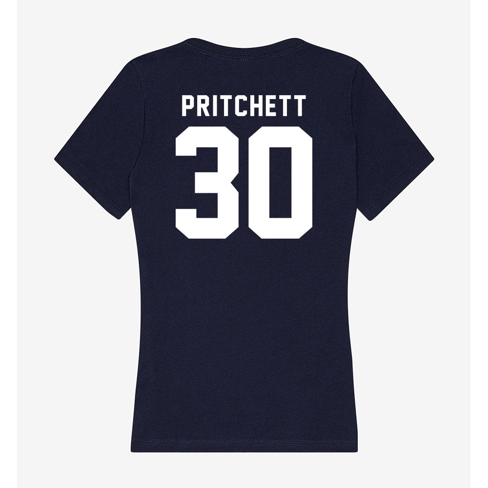 Georgia Tech - NCAA Football : Lawson Pritchett - Women's V-Neck T-Shirt-1