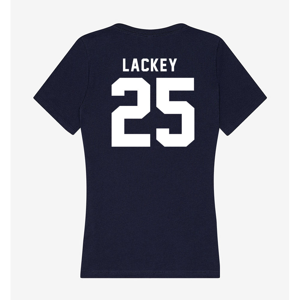 Georgia Tech - NCAA Baseball : Vahn Lackey - Women's V-Neck T-Shirt-1