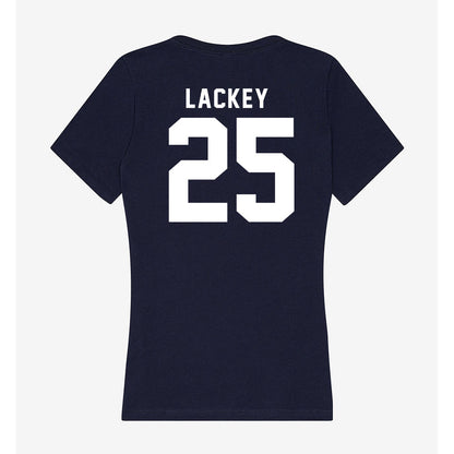 Georgia Tech - NCAA Baseball : Vahn Lackey - Women's V-Neck T-Shirt-1