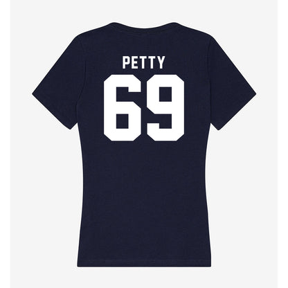 Georgia Tech - NCAA Football : Josh Petty - Women's V-Neck T-Shirt-1