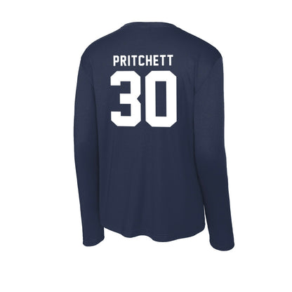 Georgia Tech - NCAA Football : Lawson Pritchett - Activewear Long Sleeve T-Shirt-1