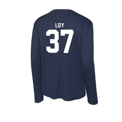 Georgia Tech - NCAA Baseball : Dylan Loy - Activewear Long Sleeve T-Shirt-1