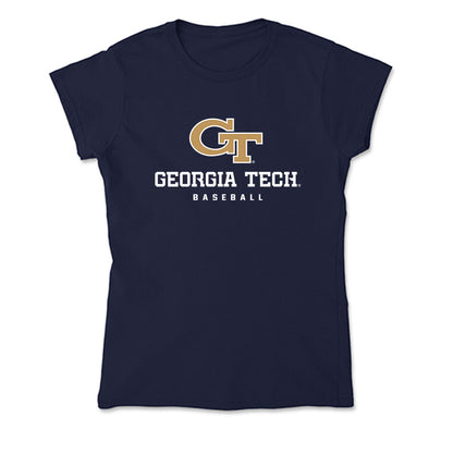 Georgia Tech - NCAA Baseball : Mason Patel - Soft Style Women’s T-Shirt-0