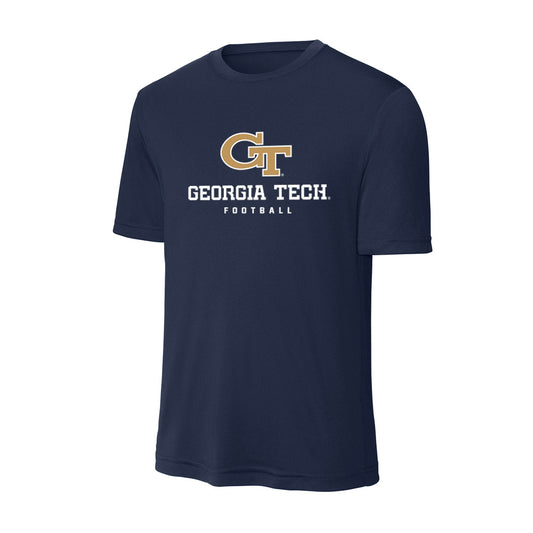 Georgia Tech - NCAA Football : Eli Rickell - Activewear T-Shirt-0