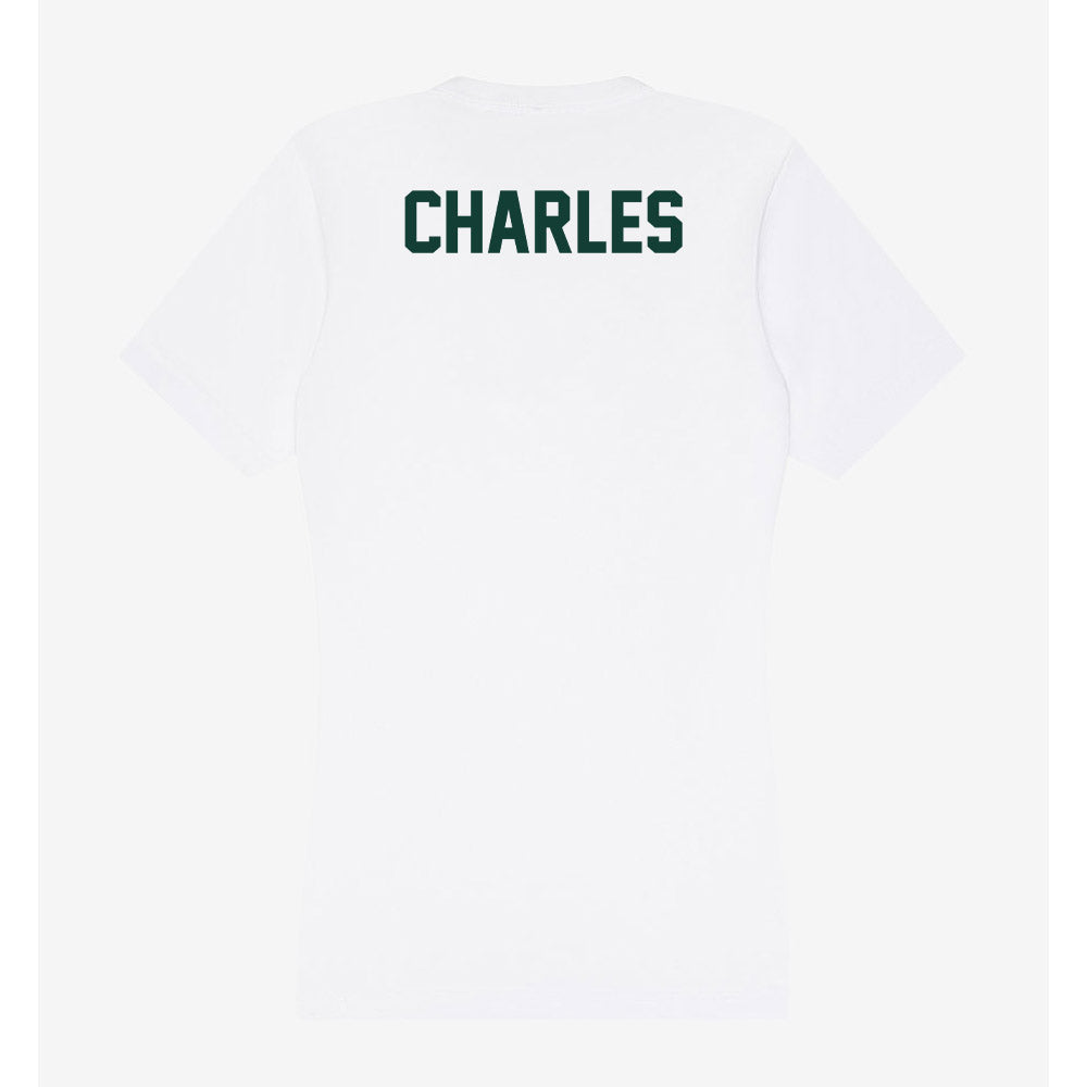 Michigan State - NCAA Football : Colin Charles - Women's V-Neck T-Shirt-1