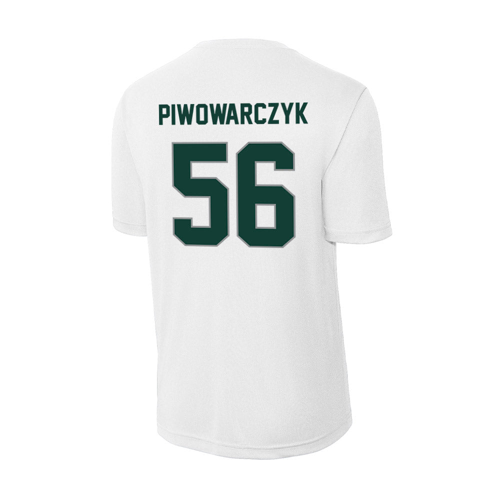 Michigan State - NCAA Football : Chris Piwowarczyk - Activewear T-Shirt-1