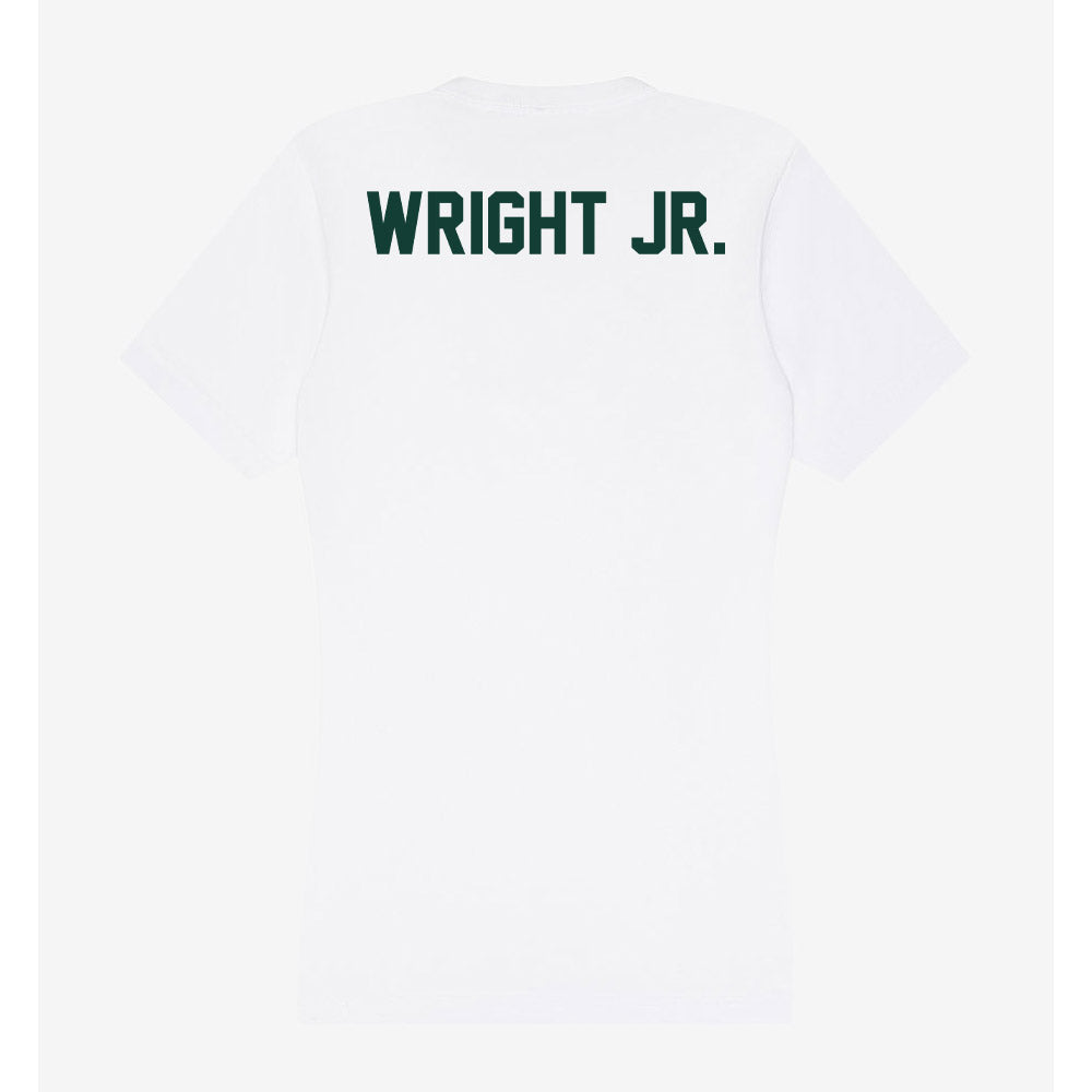 Michigan State - NCAA Football : Robert Wright Jr. - Women's V-Neck T-Shirt-1