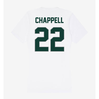 Michigan State - NCAA Football : Tyran Chappell - Women's V-Neck T-Shirt-1