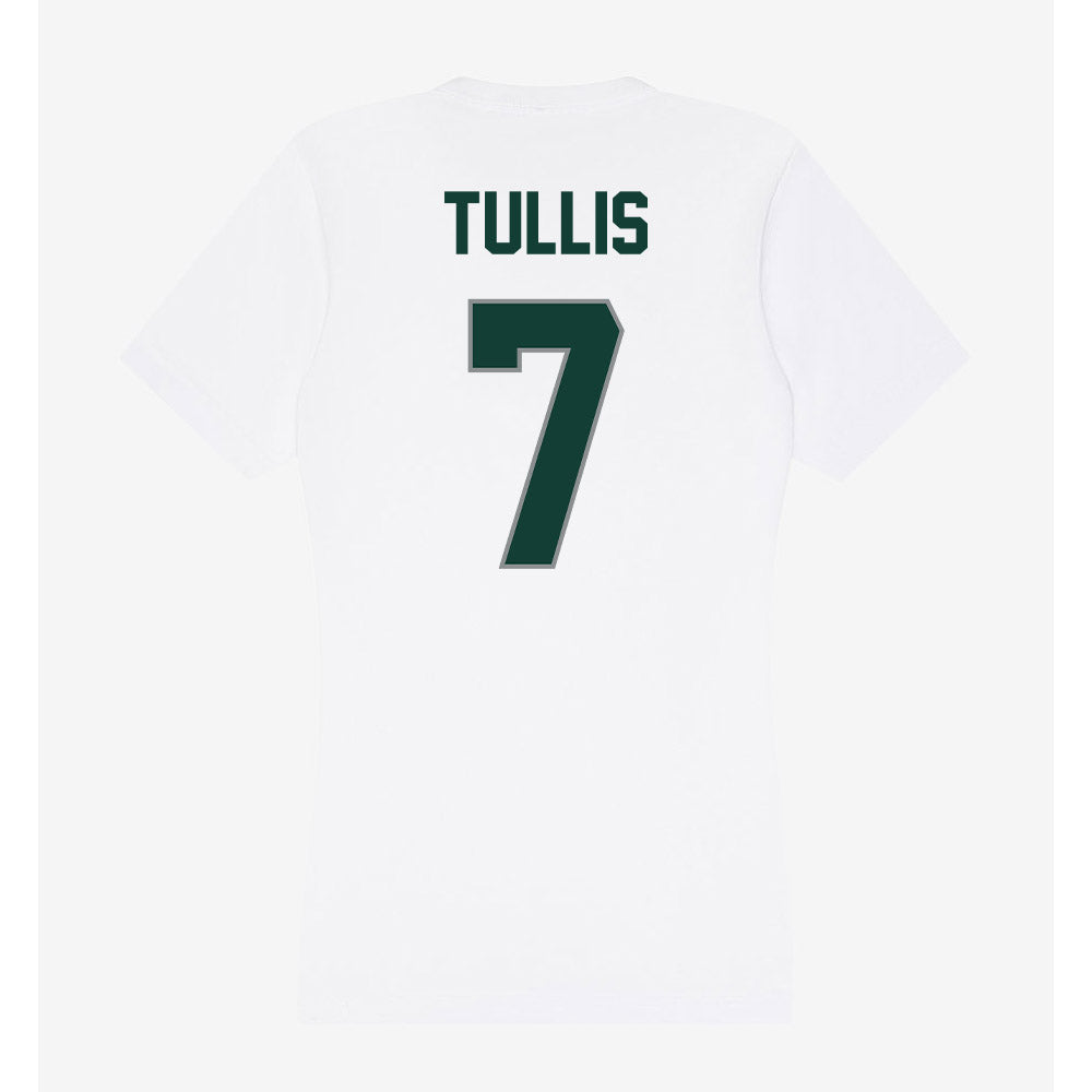Michigan State - NCAA Football : Brandon Tullis - Women's V-Neck T-Shirt-1