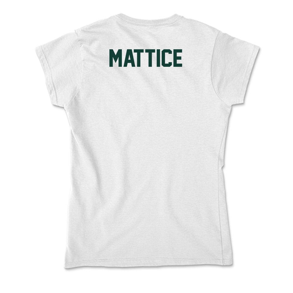 Michigan State - NCAA Cheerleading : Jack Mattice - Soft Style Women’s T-Shirt-1
