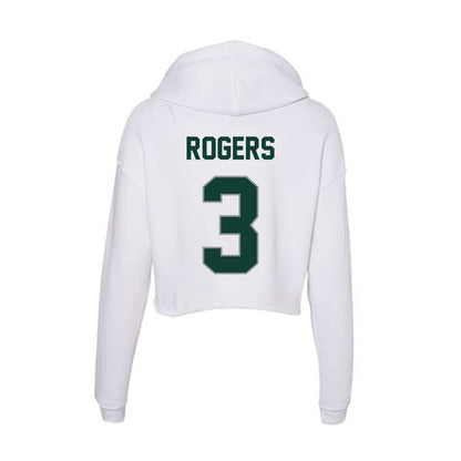 Michigan State - NCAA Women's Soccer : Mekenzie Rogers - Women's Crop Fleece Hoodie-1