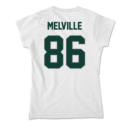 Michigan State - NCAA Football : Ethan Melville - Soft Style Women’s T-Shirt-1