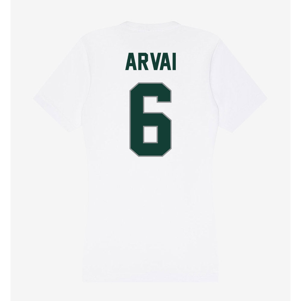 Michigan State - NCAA Women's Field Hockey : Clare Arvai - Women's V-Neck T-Shirt-1