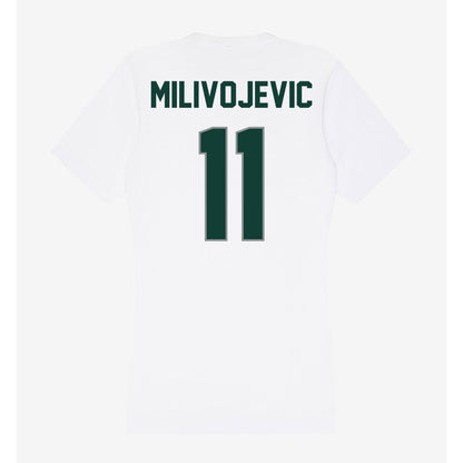 Michigan State - NCAA Football : Alessio Milivojevic - Women's V-Neck T-Shirt-1