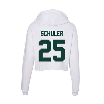 Michigan State - NCAA Softball : Jacey Schuler - Women's Crop Fleece Hoodie-1