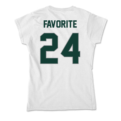 Michigan State - NCAA Football : Jeremiah Favorite - Soft Style Women’s T-Shirt-1