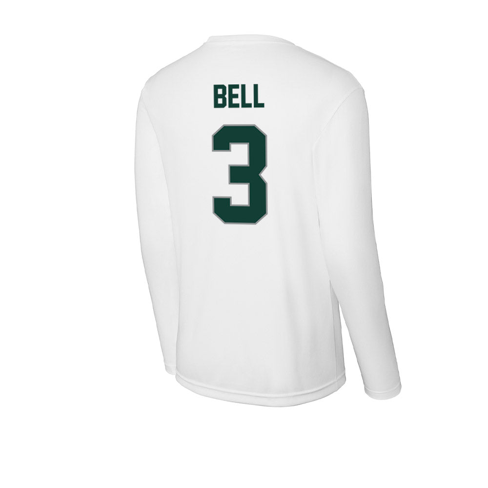 Michigan State - NCAA Football : Tre Bell - Activewear Long Sleeve T-Shirt-1