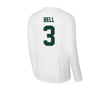 Michigan State - NCAA Football : Tre Bell - Activewear Long Sleeve T-Shirt-1