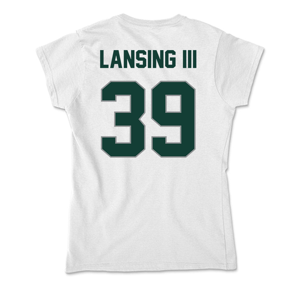 Michigan State - NCAA Football : Jack Lansing III - Soft Style Women’s T-Shirt-1