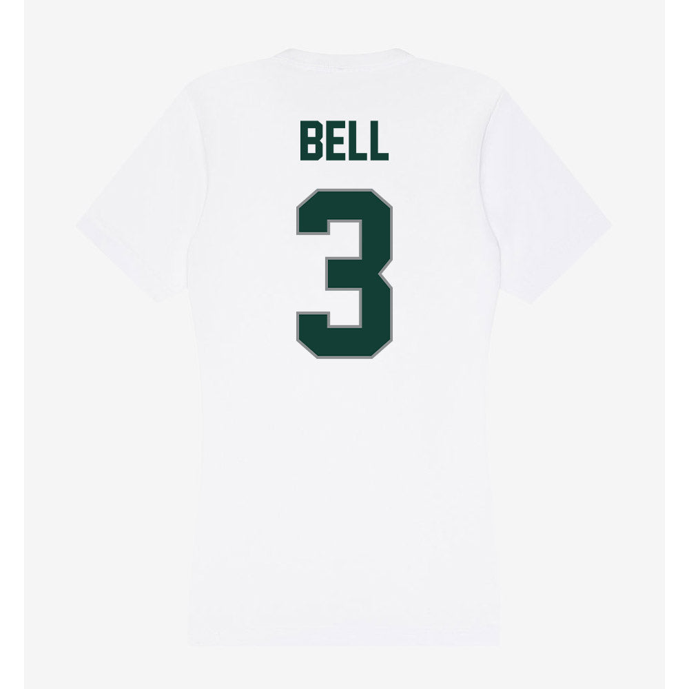 Michigan State - NCAA Football : Tre Bell - Women's V-Neck T-Shirt-1