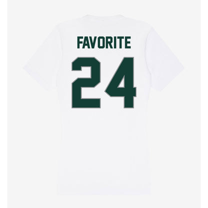 Michigan State - NCAA Football : Jeremiah Favorite - Women's V-Neck T-Shirt-1