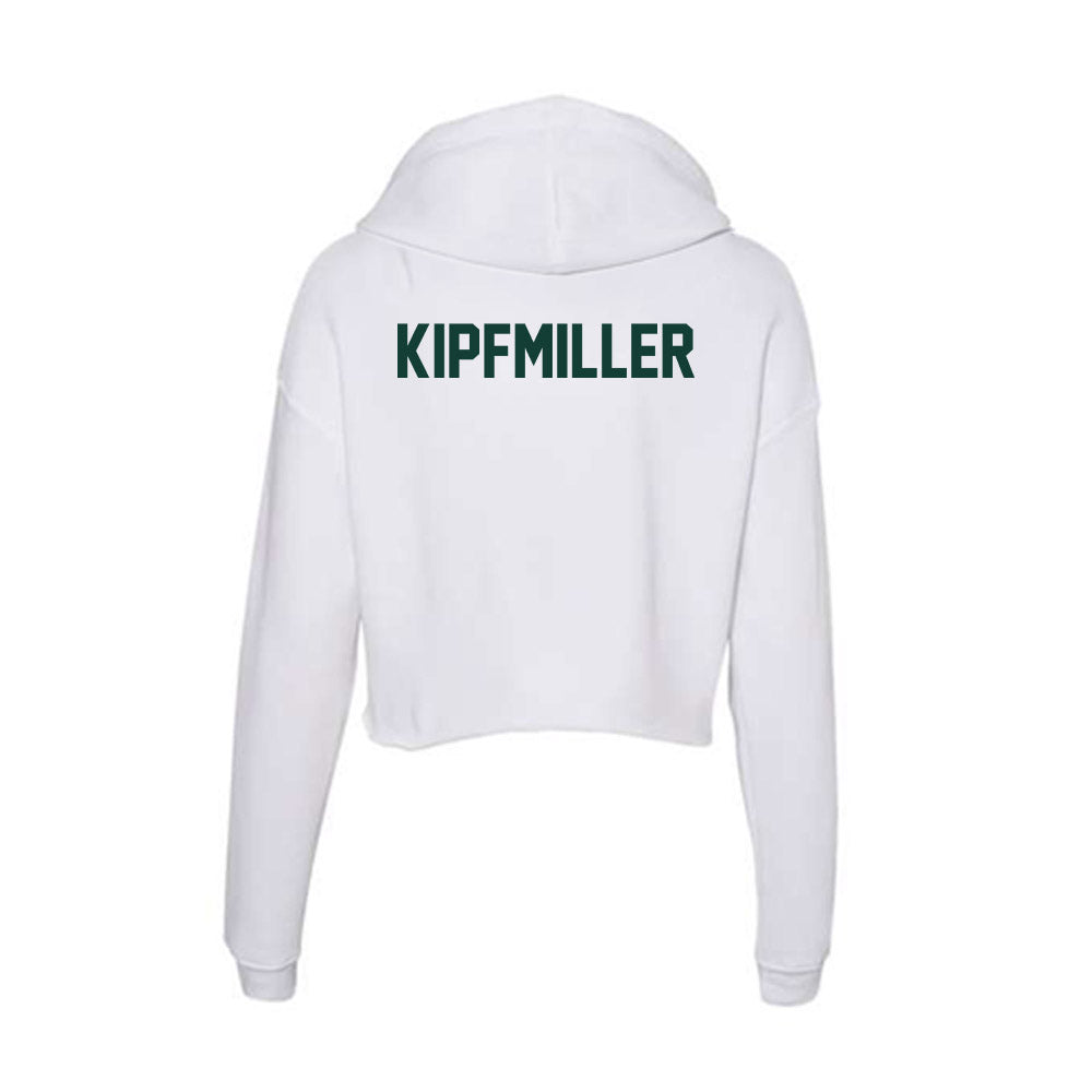 Michigan State - NCAA Women's Track & Field : Raiden Kipfmiller - Women's Crop Fleece Hoodie-1