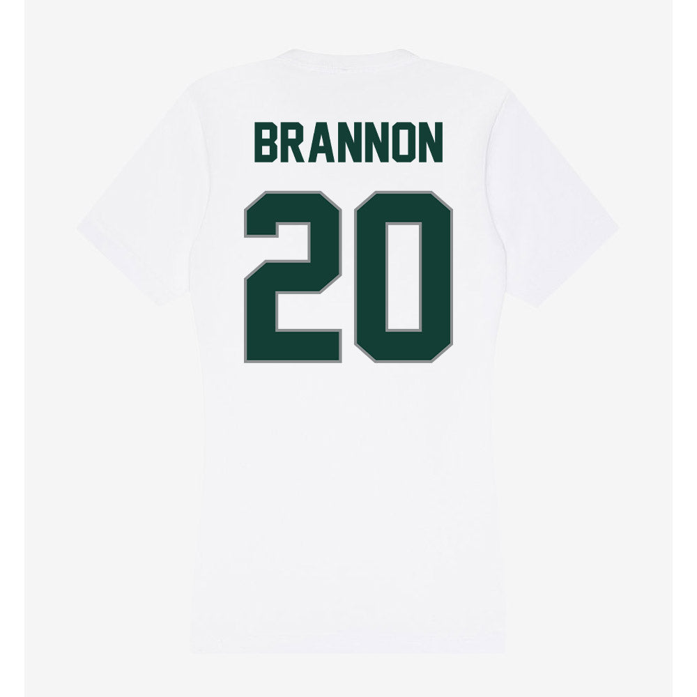 Michigan State - NCAA Softball : Kamryn Brannon - Women's V-Neck T-Shirt-1