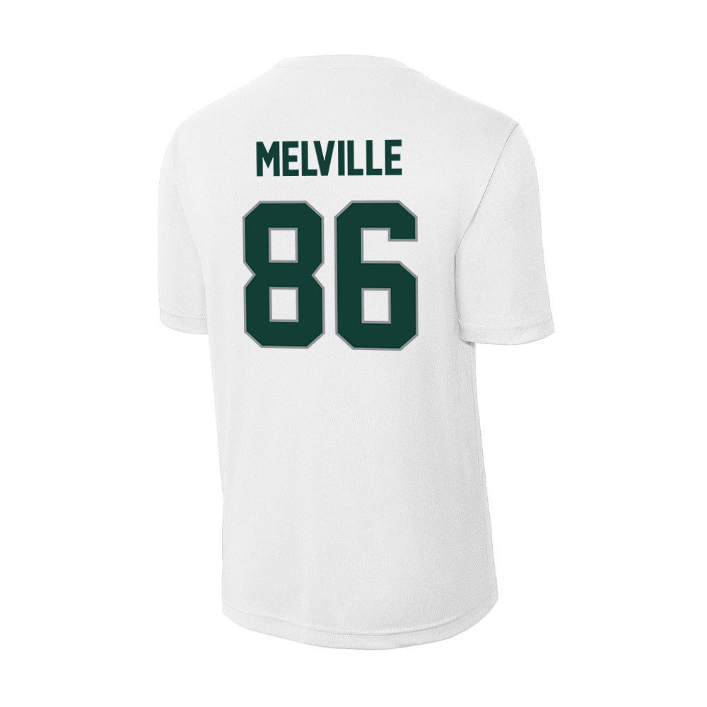Michigan State - NCAA Football : Ethan Melville - Activewear T-Shirt-1