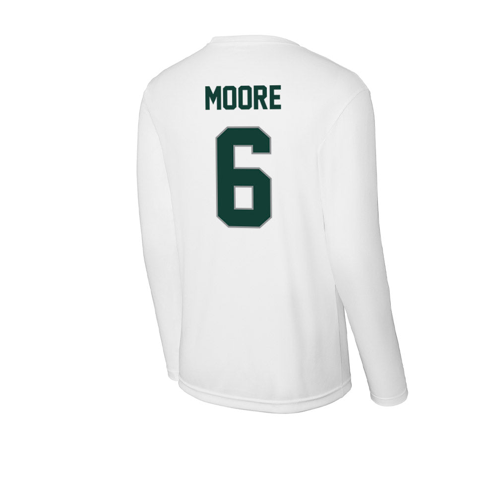 Michigan State - NCAA Football : Fredrick Moore - Activewear Long Sleeve T-Shirt-1