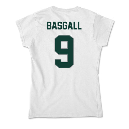 Michigan State - NCAA Men's Ice Hockey : Matthew Basgall - Soft Style Women’s T-Shirt-1