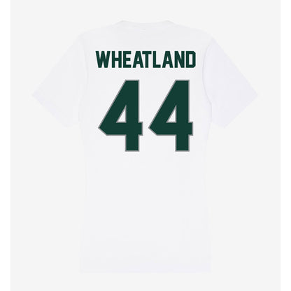 Michigan State - NCAA Football : Caleb Wheatland - Women's V-Neck T-Shirt-1