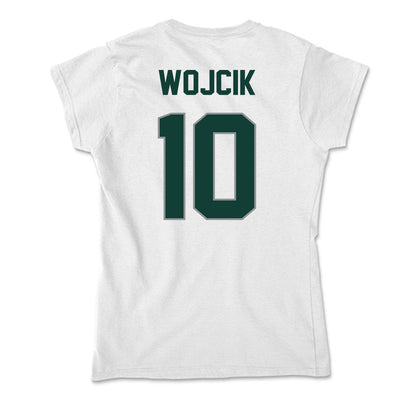 Michigan State - NCAA Men's Basketball : Denham Wojcik - Soft Style Women’s T-Shirt-1