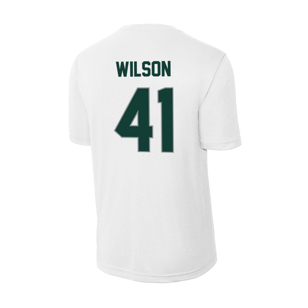 Michigan State - NCAA Football : Jaxson Wilson - Activewear T-Shirt-1