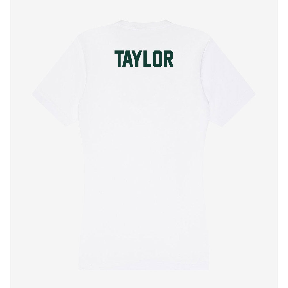 Michigan State - NCAA Men's Basketball : Ethan Taylor - Women's V-Neck T-Shirt-1