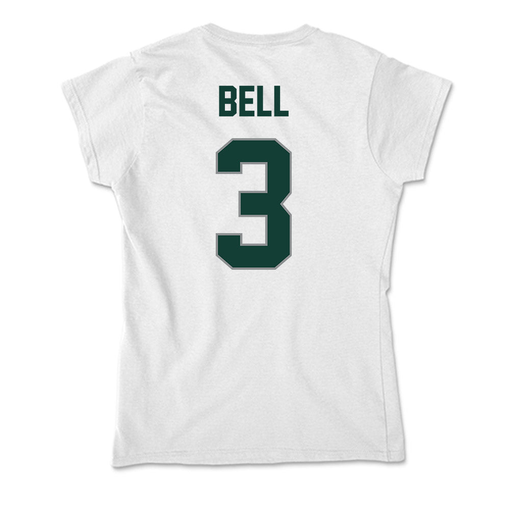 Michigan State - NCAA Football : Tre Bell - Soft Style Women’s T-Shirt-1