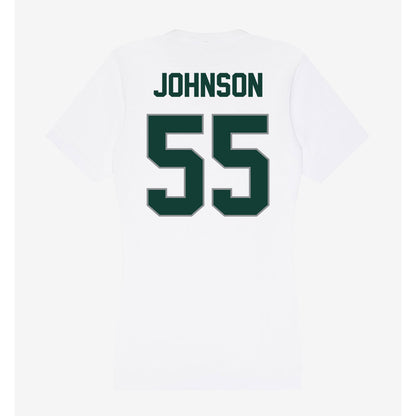 Michigan State - NCAA Football : Rakeem Johnson - Women's V-Neck T-Shirt-1