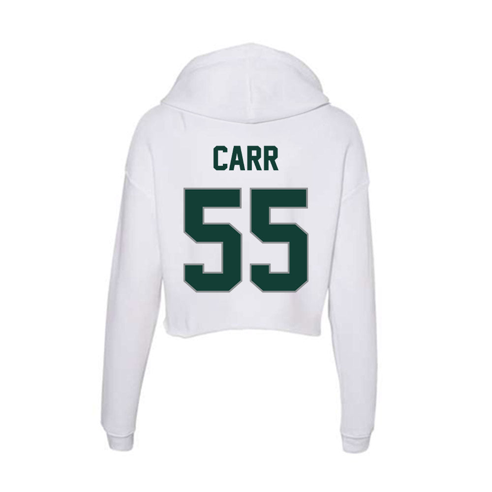 Michigan State - NCAA Men's Basketball : Coen Carr - Women's Crop Fleece Hoodie-1