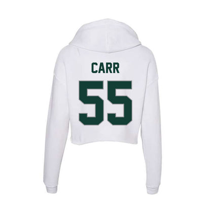 Michigan State - NCAA Men's Basketball : Coen Carr - Women's Crop Fleece Hoodie-1