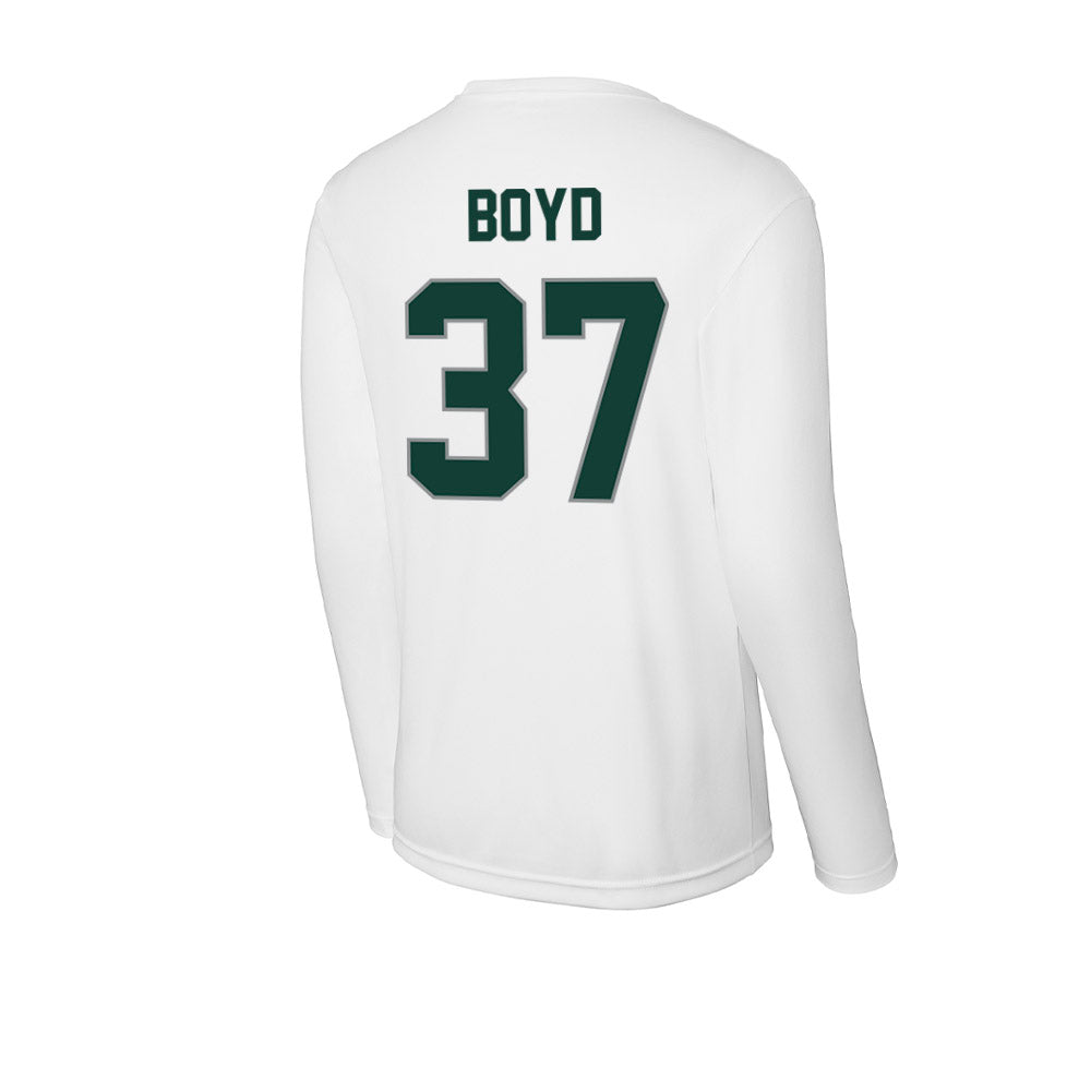 Michigan State - NCAA Football : Liam Boyd - Activewear Long Sleeve T-Shirt-1