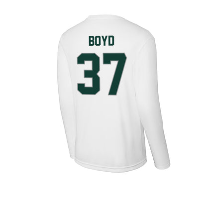 Michigan State - NCAA Football : Liam Boyd - Activewear Long Sleeve T-Shirt-1