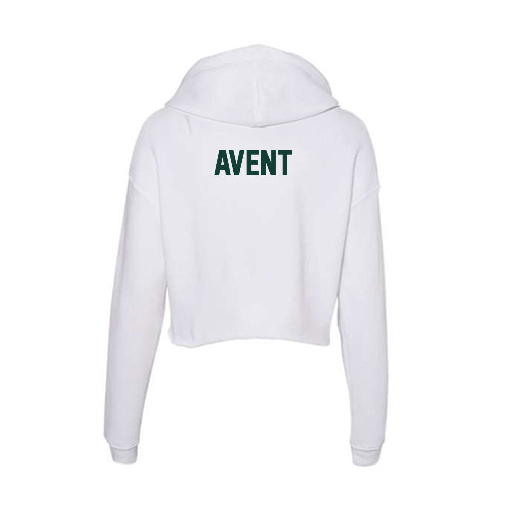 Michigan State - NCAA Men's Basketball : Julius Avent - Women's Crop Fleece Hooded Sweatshirt-1