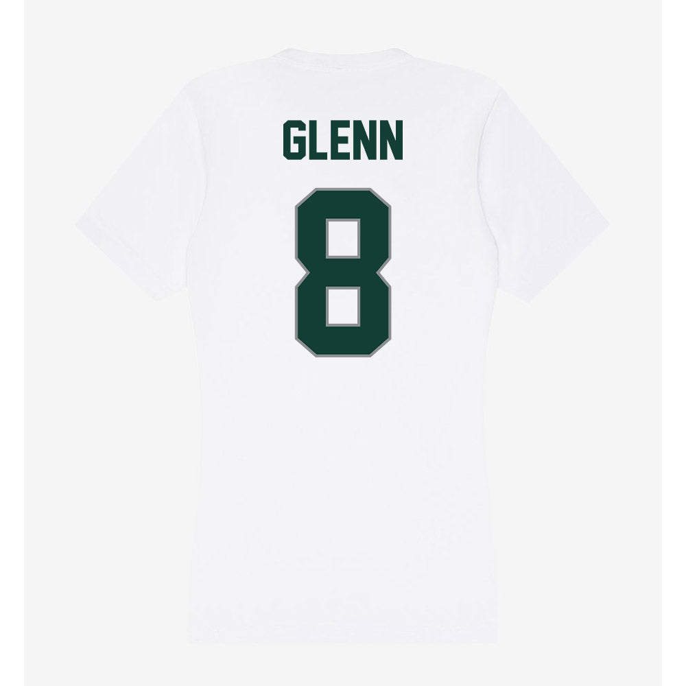 Michigan State - NCAA Men's Basketball : Kaleb Glenn - Women's V-Neck T-Shirt-1