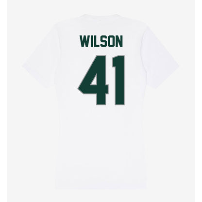Michigan State - NCAA Football : Jaxson Wilson - Women's V-Neck T-Shirt-1