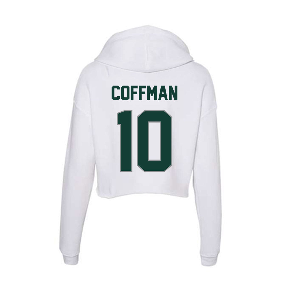 Michigan State - NCAA Football : Kayd Coffman - Women's Crop Fleece Hooded Sweatshirt-1