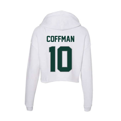 Michigan State - NCAA Football : Kayd Coffman - Women's Crop Fleece Hooded Sweatshirt-1