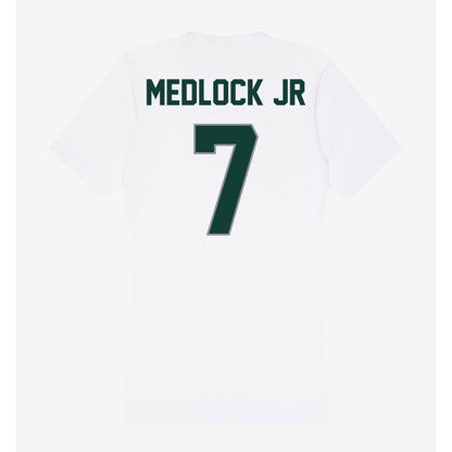 Michigan State - NCAA Men's Basketball : Carlos Medlock jr - Women's V-Neck T-Shirt-1