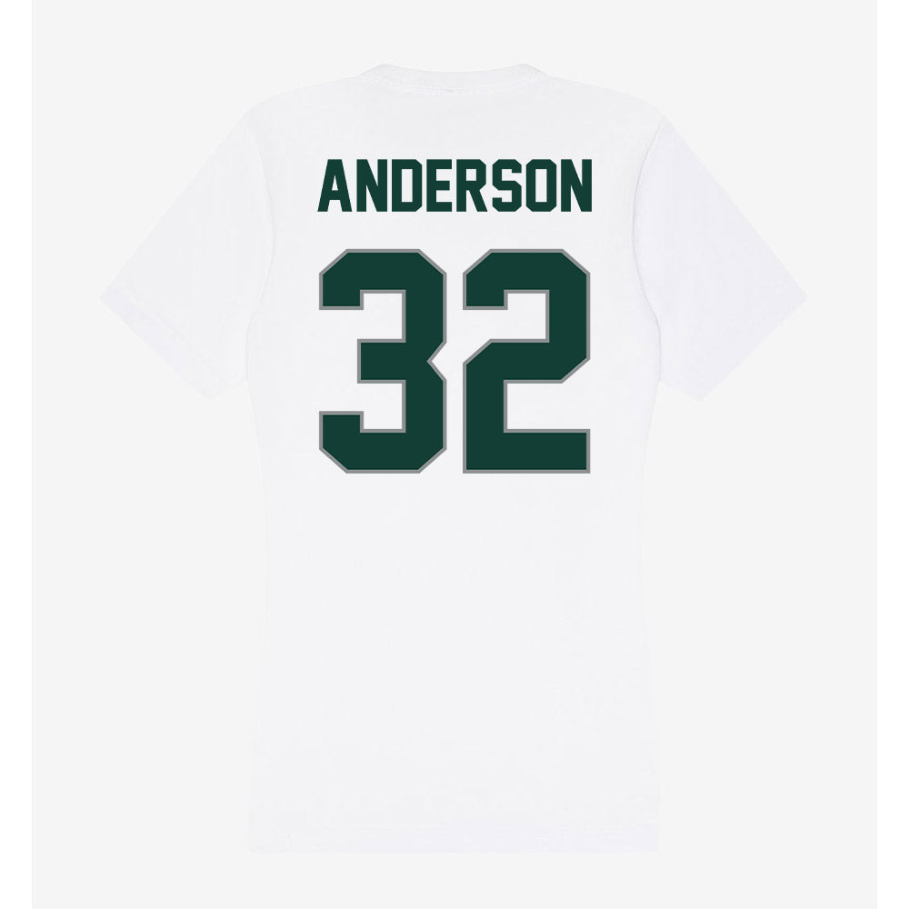 Michigan State - NCAA Men's Soccer : David Anderson - Women's V-Neck T-Shirt-1