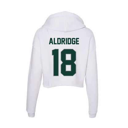 Michigan State - NCAA Baseball : Gunner Aldridge - Women's Crop Fleece Hoodie-1
