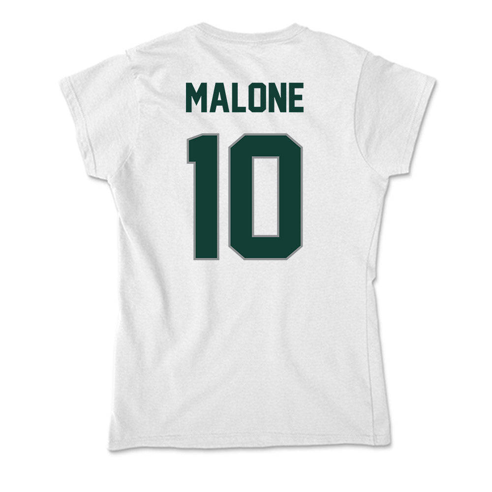 Michigan State - NCAA Football : DiMari Malone - Soft Style Women’s T-Shirt-1